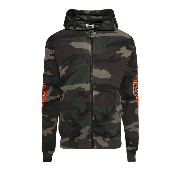 Warren Lotas Serenity Reaper Thermal Lined Zip Up "Washed Woodland/Camo"