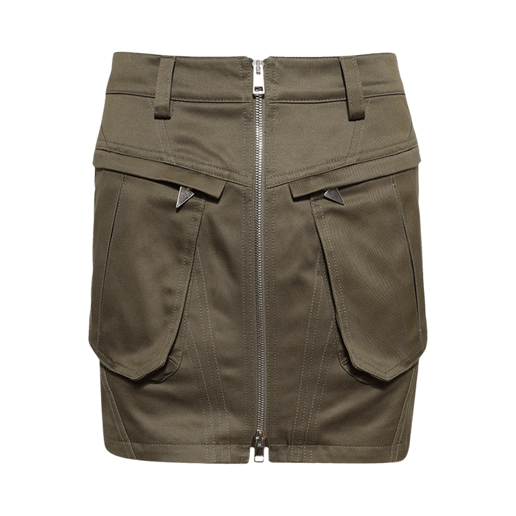 Mugler Cargo Skirt "Khaki"