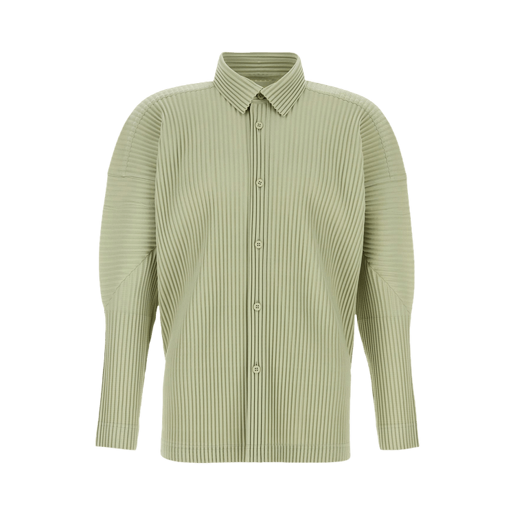 Homme Plissé Issey Miyake Shirt "Wavelite Green"