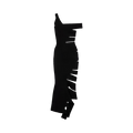 Mugler Knit Bandage Dress "Black"