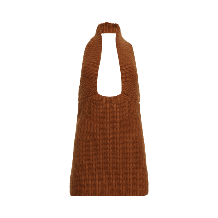 Christopher Esber Lennox Knit Cutaway Mini Dress "Toffee"