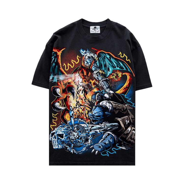 Warren Lotas Fire Vs Water T-Shirt "Black"