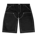Awake NY Double Knee Jort "Black"