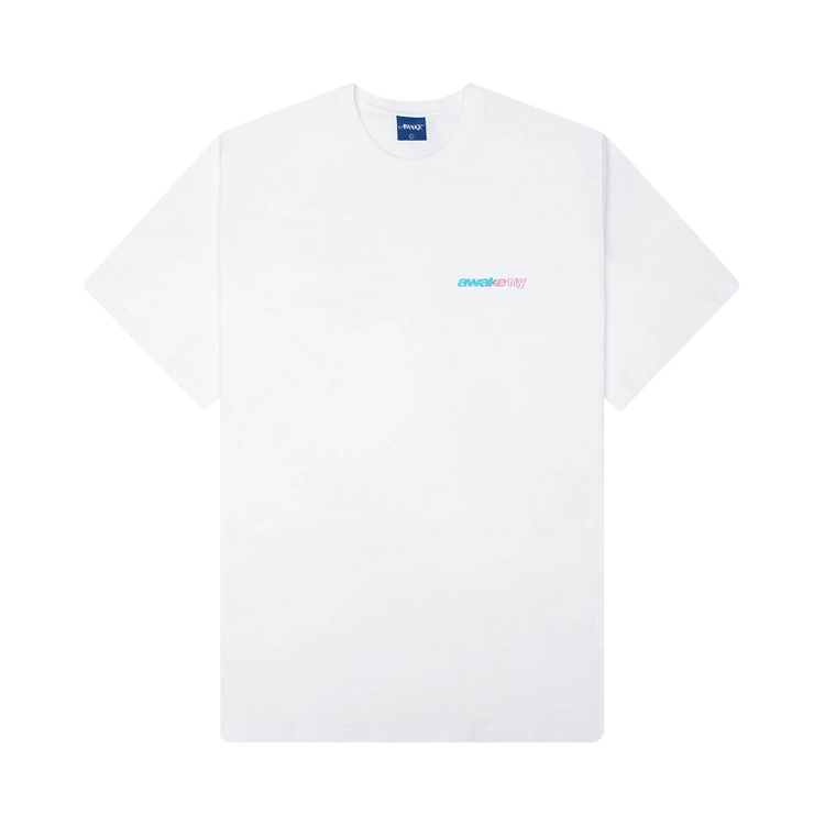 Awake NY Gradient Sport Tee "White"