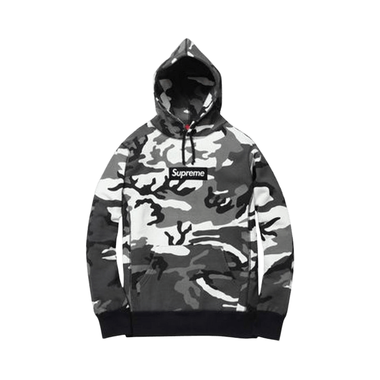Supreme Box Logo Pullover Hoodie "Snow Camo"