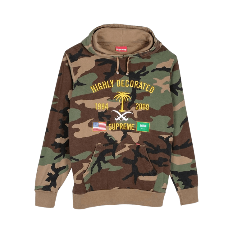 Supreme Highly Decorated Hoodie "Woodland Camo"