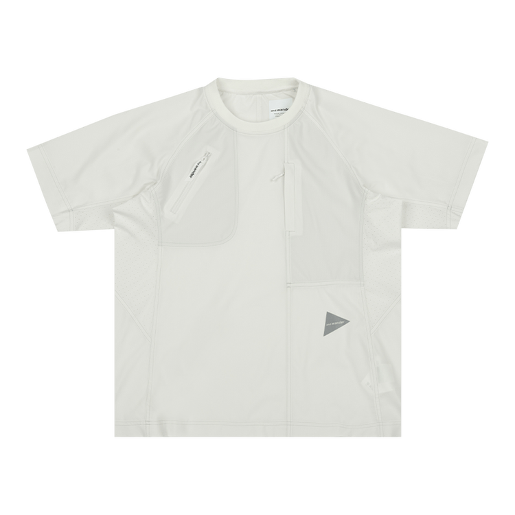 And Wander Stretch Rip Pullover "Off White"