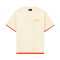 RtA Elian Double Layered Tee "Raw Sand"