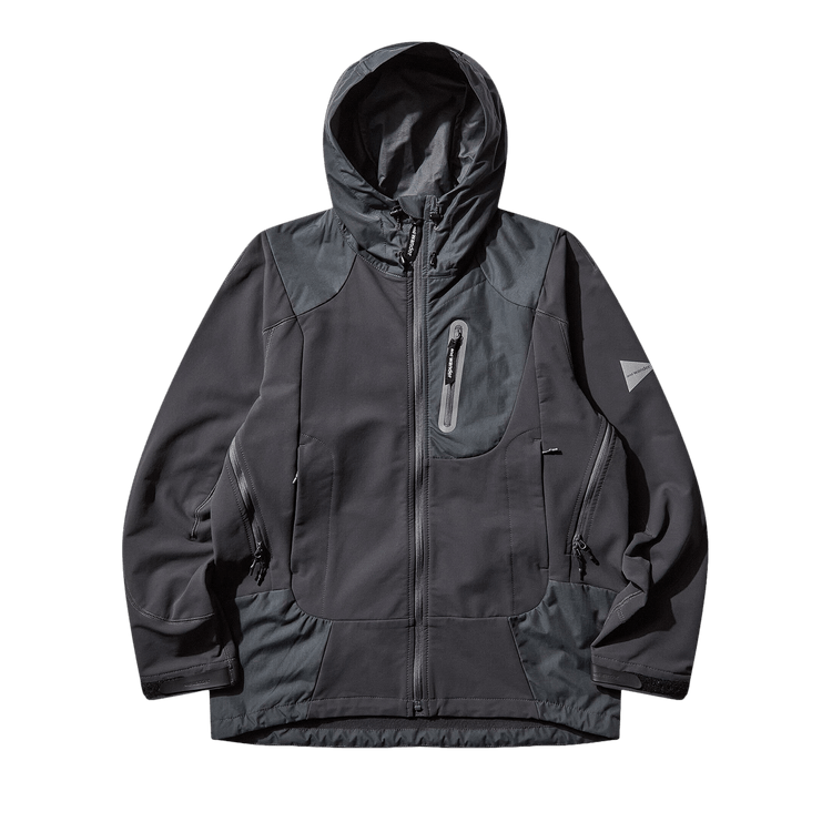 And Wander Stretch Shell Jacket "Dark Grey"