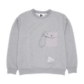 Gramicci x And Wander Pocket Sweat Shirt "Grey"