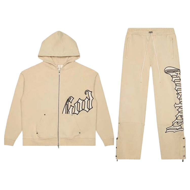 Godspeed OG Logo Sweatsuit V2 "Creme/Bone"