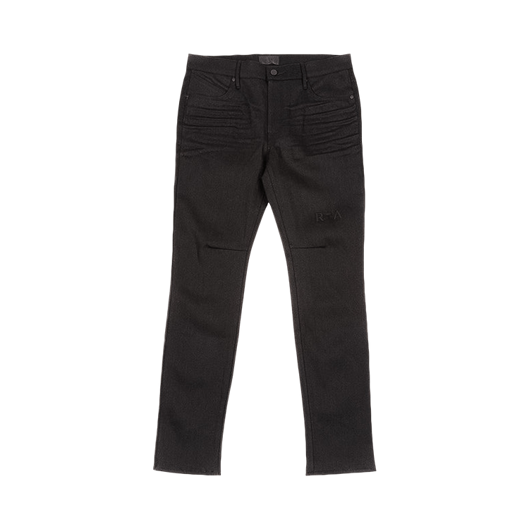 RtA Bryant Skinny Jean "Black Raw Denim"