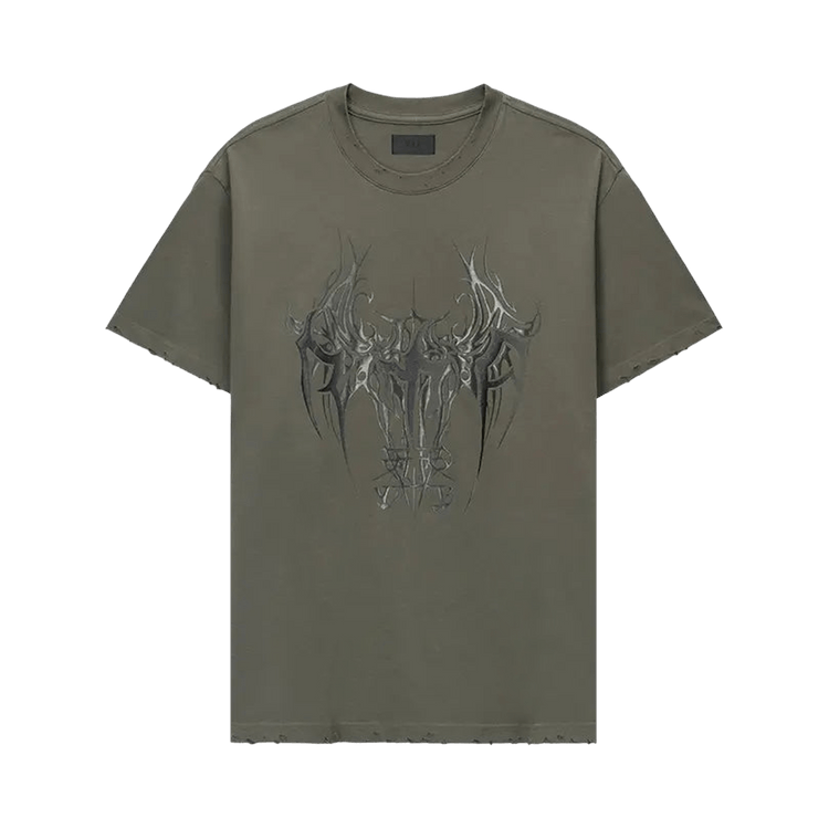 RtA Colin Oversized Short-Sleeve Tee "Olive Cyber Sigilism"