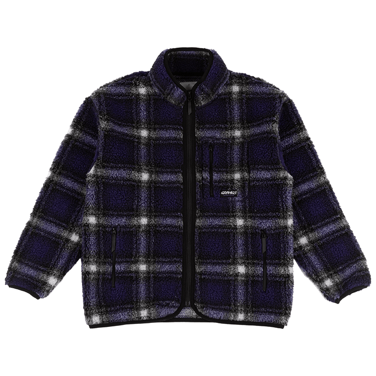 Gramicci Sherpa Jacket "Purple Shadow Plaid"
