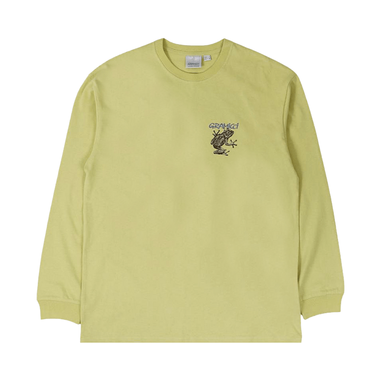 Gramicci Sticky Frog Long-Sleeve Tee "Foggy Lemon"