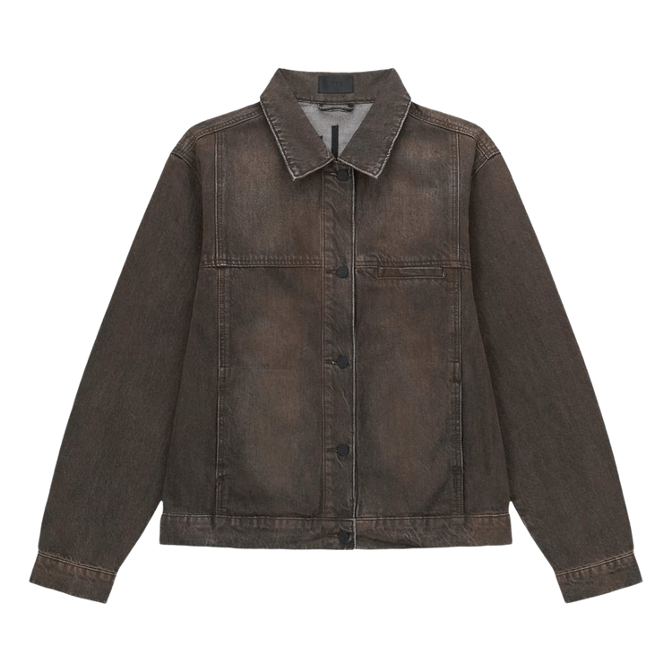 RtA Valentiano Denim Jacket "Mocha Drift"