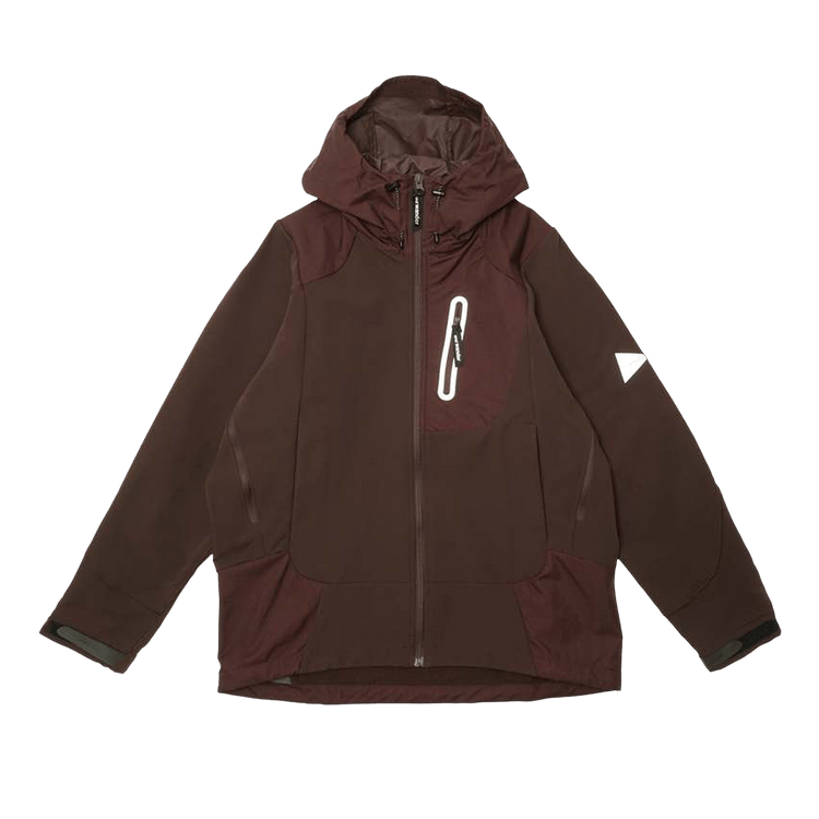 And Wander Stretch Shell Jacket "Bordeaux"