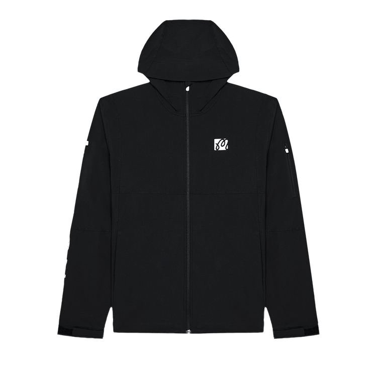 Malbon Performance Full-Zip Shell Jacket "Black"