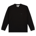 Gramicci Knit Backprint Long-Sleeve Tee "Black"