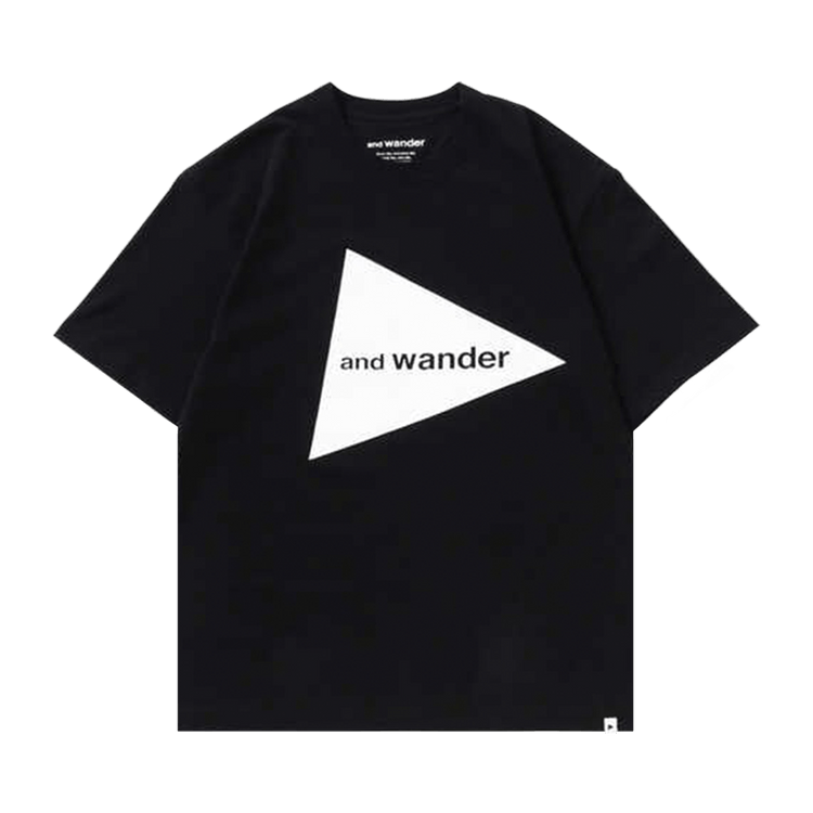 And Wander Big Logo T "Black"