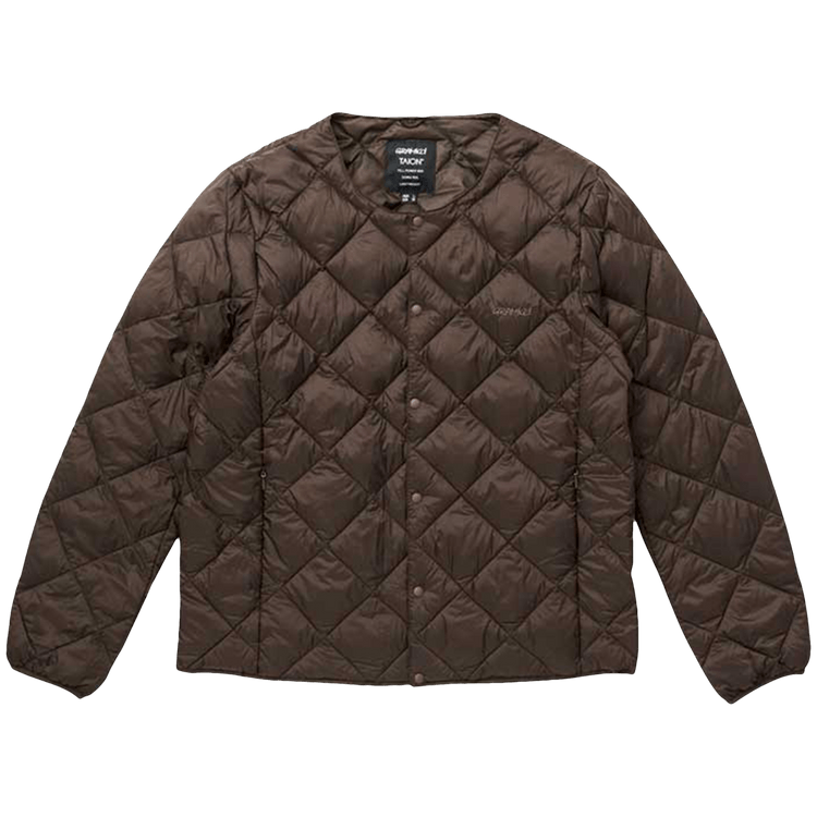 Gramicci Woven Inner Down Jacket "Dark Brown"