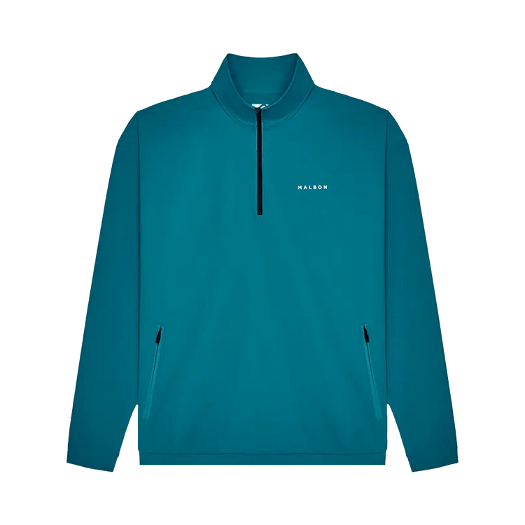 Malbon Performance Quarter Zip Shell Pullover "Azurra"