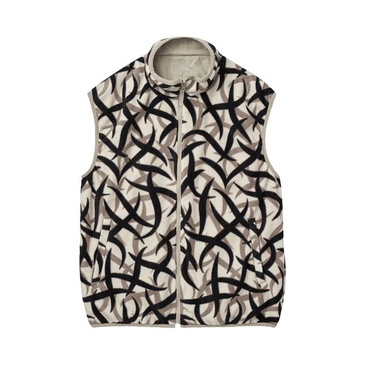 Gramicci Knit Reversible Fleece Vest "Tribal Terra"