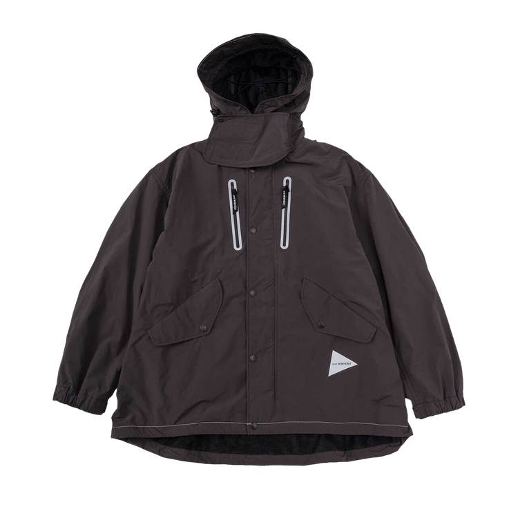And Wander Fishtail Octa Coat "Brown"