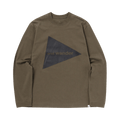 And Wander Logo Long-Sleeve Tee "Khaki"