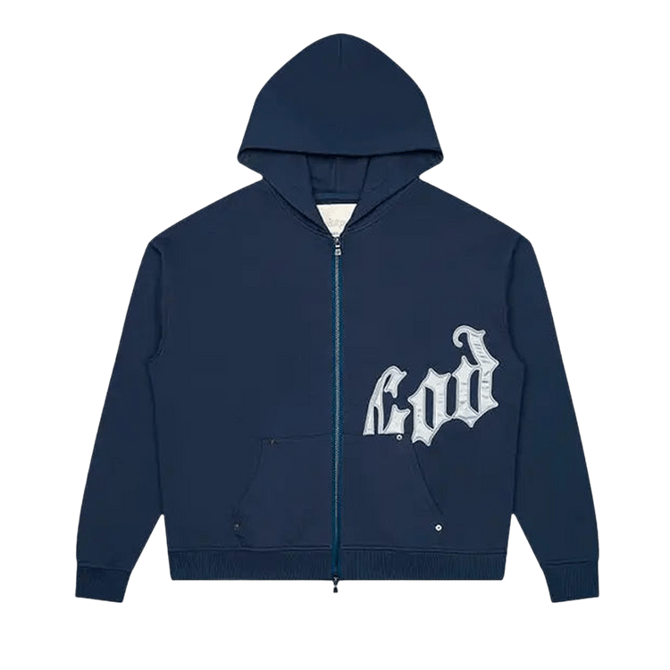 Godspeed OG Logo Sweatsuit V2 "Navy/Silver"