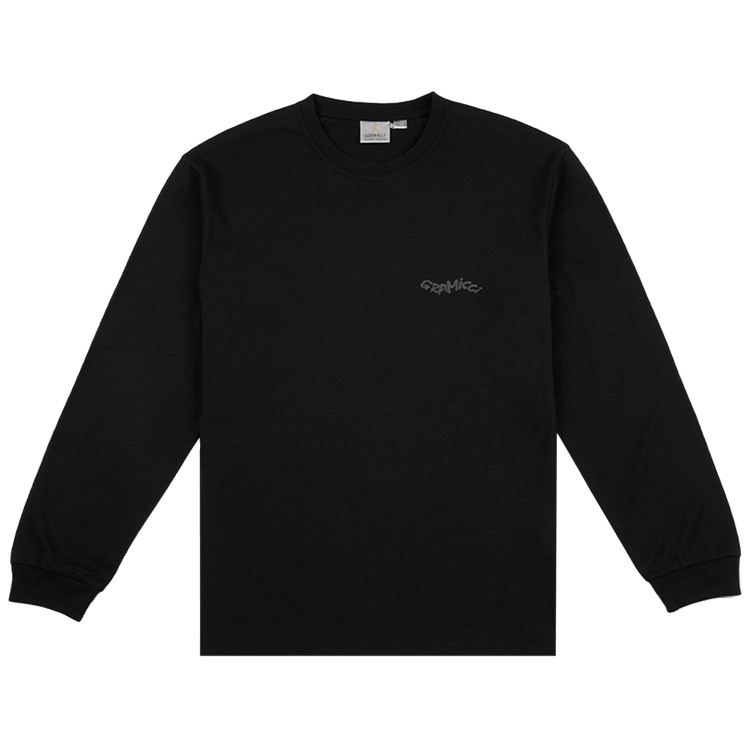 Gramicci Gecko Long-Sleeve Tee "Vintage Black"