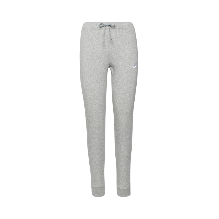 Nike NSW Club Fleece Mid-Rise Slim Joggers "Dark Grey Heather/White"