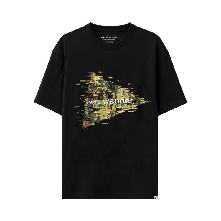 And Wander Noizy Logo Printed T "Black"
