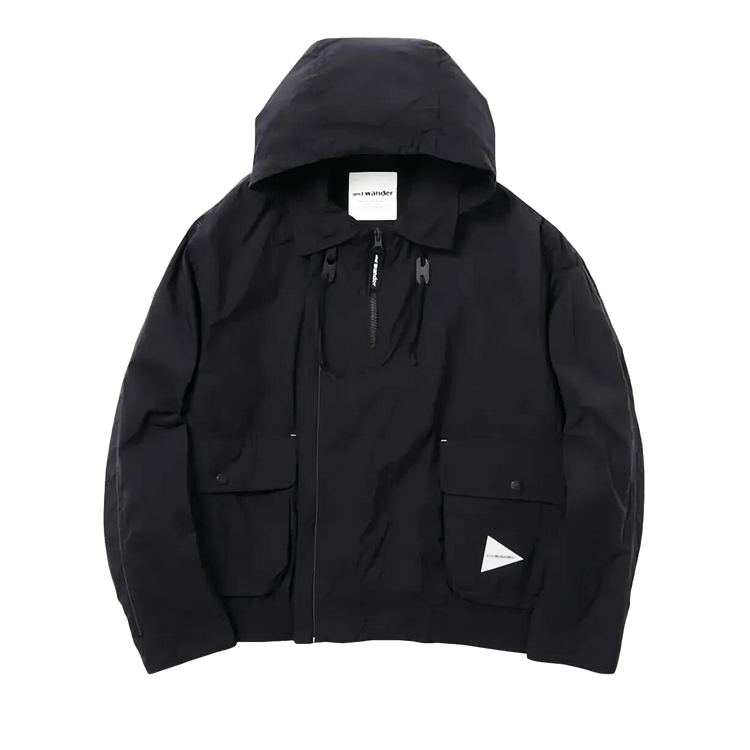 And Wander Water Repellent Light Jacket 2 "Black"