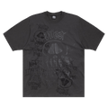 Stussy Skulls Tee Pigment Dyed "Faded Black"