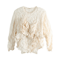 Comme des Garçons Lace Ruffled T-Shirt "Ivory"