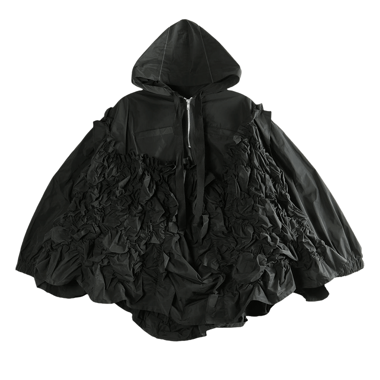 Tao Comme des Garçons Hooded Ruffle Jacket "Black"