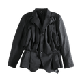 Comme des Garçons Relaxed Hem Jacket "Black"