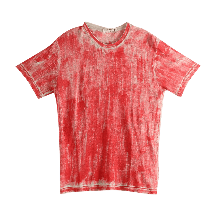 Comme des Garçons Oversized T-Shirt "Ecru/Red"