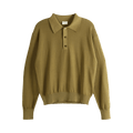 Saint Laurent Manches Longues Polo "Khaki"