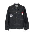 Undercover Oversized Embroidered Blouson "Indigo"
