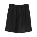 Our Legacy Leisure Shorts "Still Black Calm Cupro Cotton"