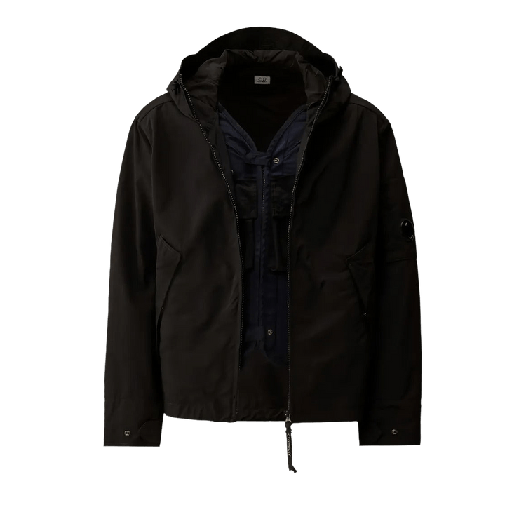 C.P. Company Twill Hooded Lens Jacket "Total Eclipse"