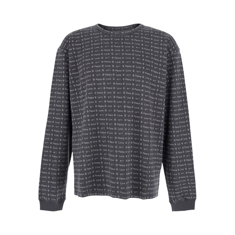 ERL Jacquard Long-Sleeve Tee "Brown"