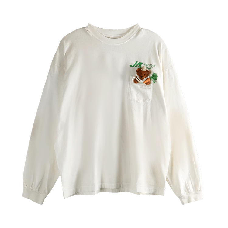 Doublet Long-Sleeve With My Workwear Bear T-Shirt "White"