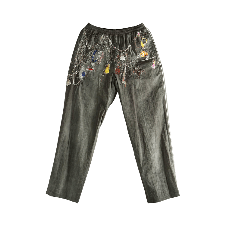 Doublet Embroidered Chain Track Pants "Charcoal"