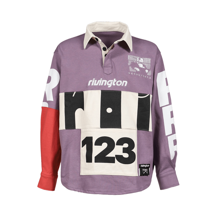 RIVINGTON roi Rebis Apocrypha Rugby Top "Purple"