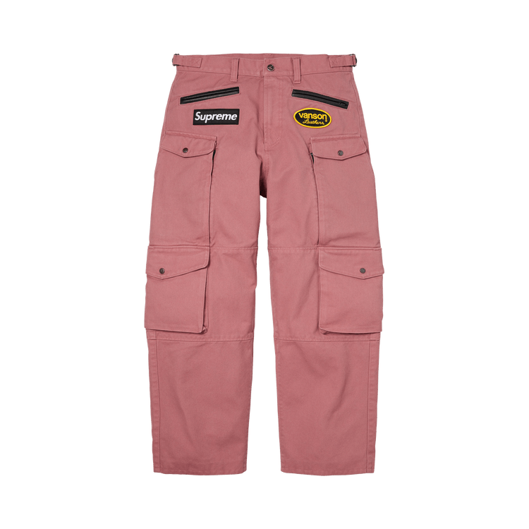 Supreme x Vanson Leathers Cordura Pant "Pink"