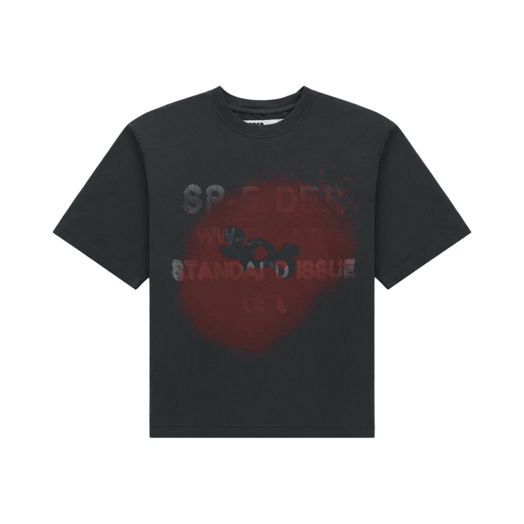 Sp5der Black Standard Issue Tee "Black"