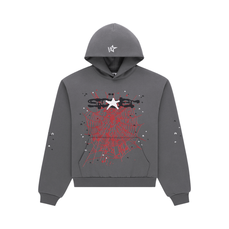 Sp5der Splat Punk Hoodie "Slate"